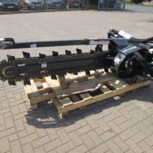 Skid Steer Mounted Trencher Machine Construction Site Equipment
